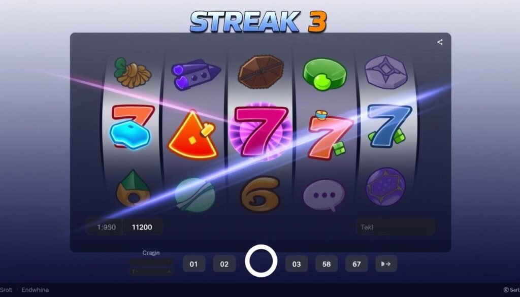 Simplistic Interface of Streak 3 Slot